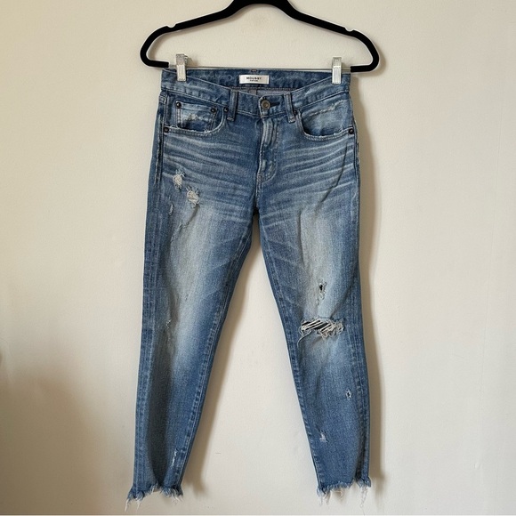 Moussy Vintage Glendale Distressed Skinny Jeans Size 26 - Picture 4 of 11